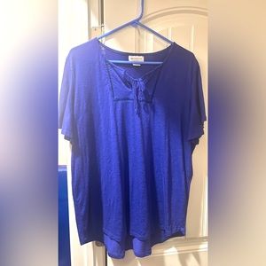 Blue Women's Tunic Top